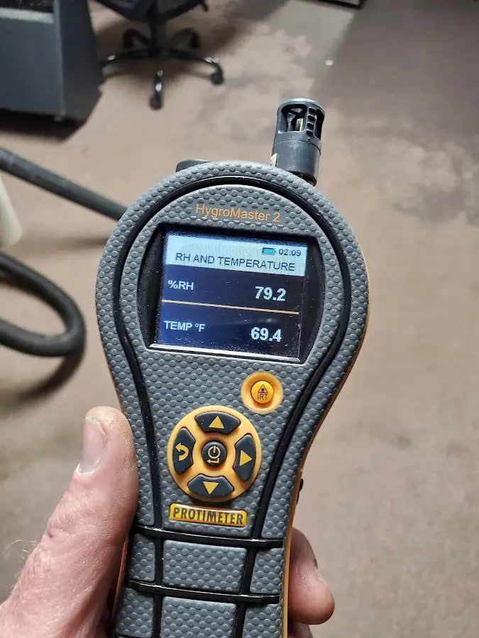 Moisture meter humidity assessment for Mold Remediation & Removal in Crowley